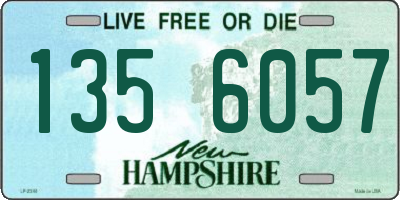 NH license plate 1356057
