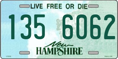 NH license plate 1356062