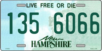 NH license plate 1356066