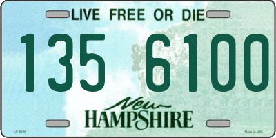 NH license plate 1356100