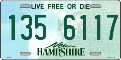NH license plate 1356117
