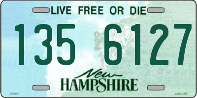NH license plate 1356127