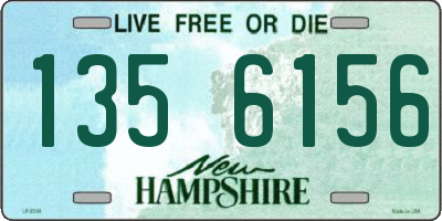 NH license plate 1356156