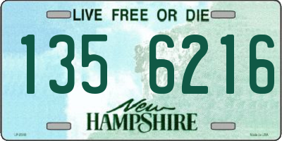 NH license plate 1356216
