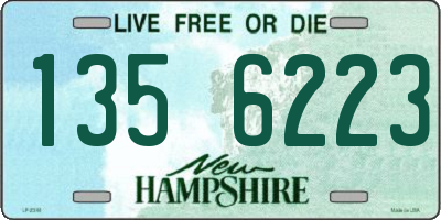 NH license plate 1356223