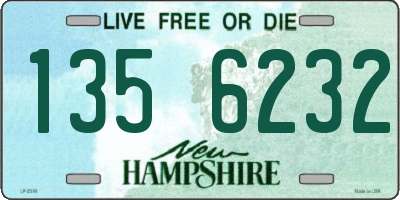 NH license plate 1356232