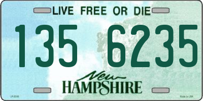 NH license plate 1356235
