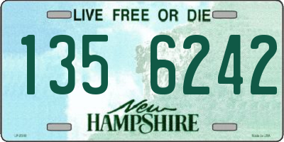 NH license plate 1356242