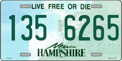 NH license plate 1356265