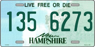 NH license plate 1356273