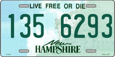NH license plate 1356293