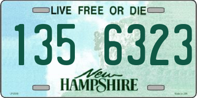 NH license plate 1356323