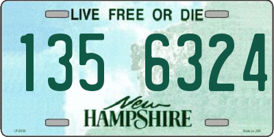 NH license plate 1356324