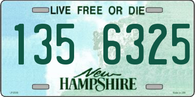 NH license plate 1356325