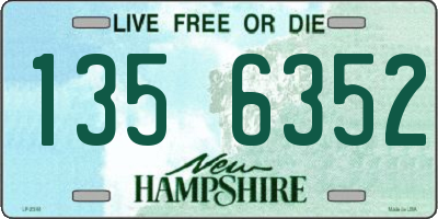 NH license plate 1356352