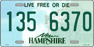 NH license plate 1356370