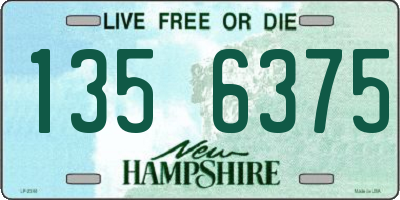 NH license plate 1356375