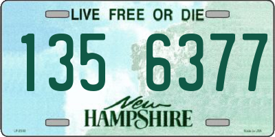 NH license plate 1356377