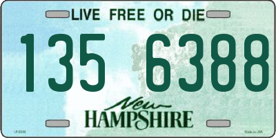 NH license plate 1356388