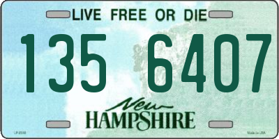 NH license plate 1356407