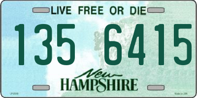 NH license plate 1356415