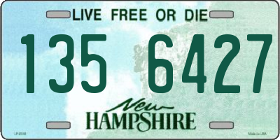 NH license plate 1356427