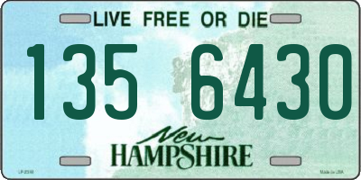 NH license plate 1356430