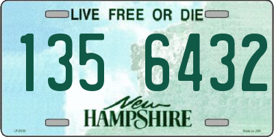 NH license plate 1356432