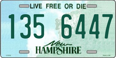 NH license plate 1356447