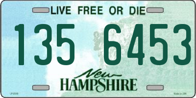 NH license plate 1356453