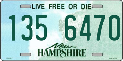 NH license plate 1356470