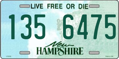NH license plate 1356475