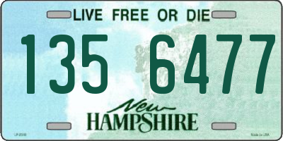 NH license plate 1356477