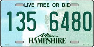NH license plate 1356480