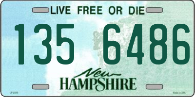 NH license plate 1356486