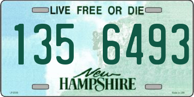 NH license plate 1356493