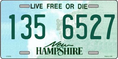 NH license plate 1356527
