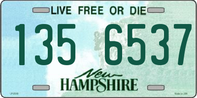 NH license plate 1356537