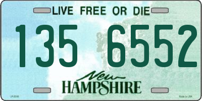 NH license plate 1356552