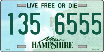 NH license plate 1356555