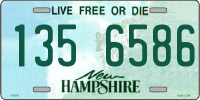 NH license plate 1356586
