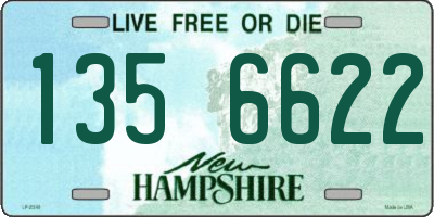 NH license plate 1356622