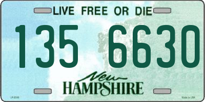 NH license plate 1356630