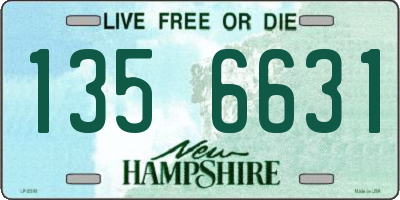 NH license plate 1356631