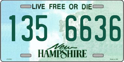 NH license plate 1356636