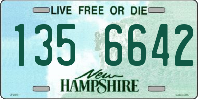 NH license plate 1356642