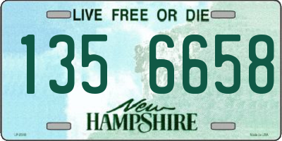 NH license plate 1356658