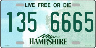 NH license plate 1356665