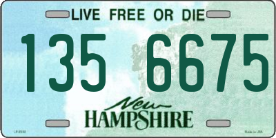 NH license plate 1356675