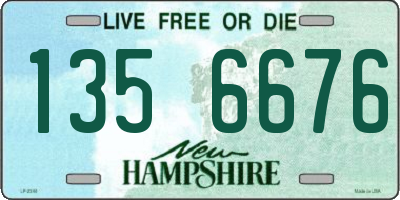 NH license plate 1356676